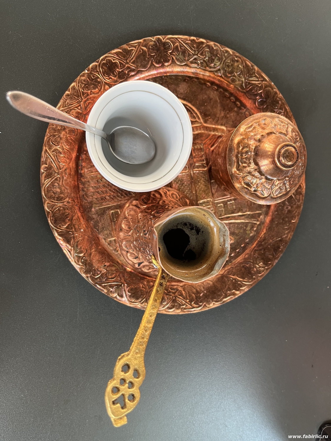 Боснийский кофе с лукумом