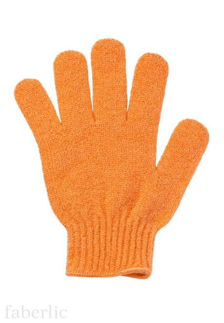 Faberlic 9637 Перчатка для душа оранжевая - купить, заказать, описание товара, отзывы о продукции