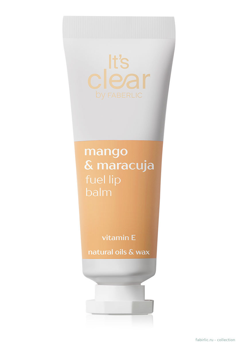 Бальзам для губ Fuel lip balm Mango&Maracuja fresh серии It's Clear