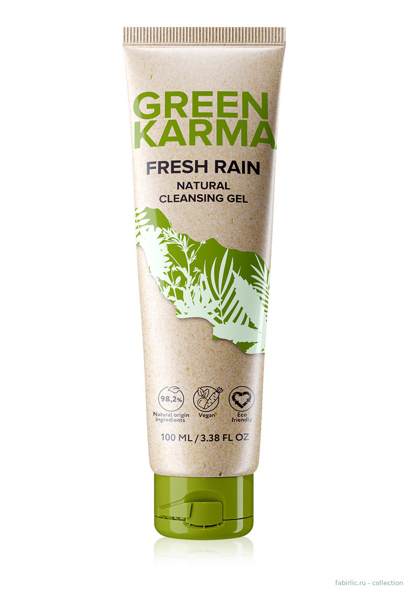 Натуральный гель для умывания Fresh Rain серии Green Karma