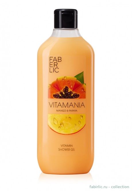 Витаминный гель для душа «Манго & Папайя» серии Vitamania