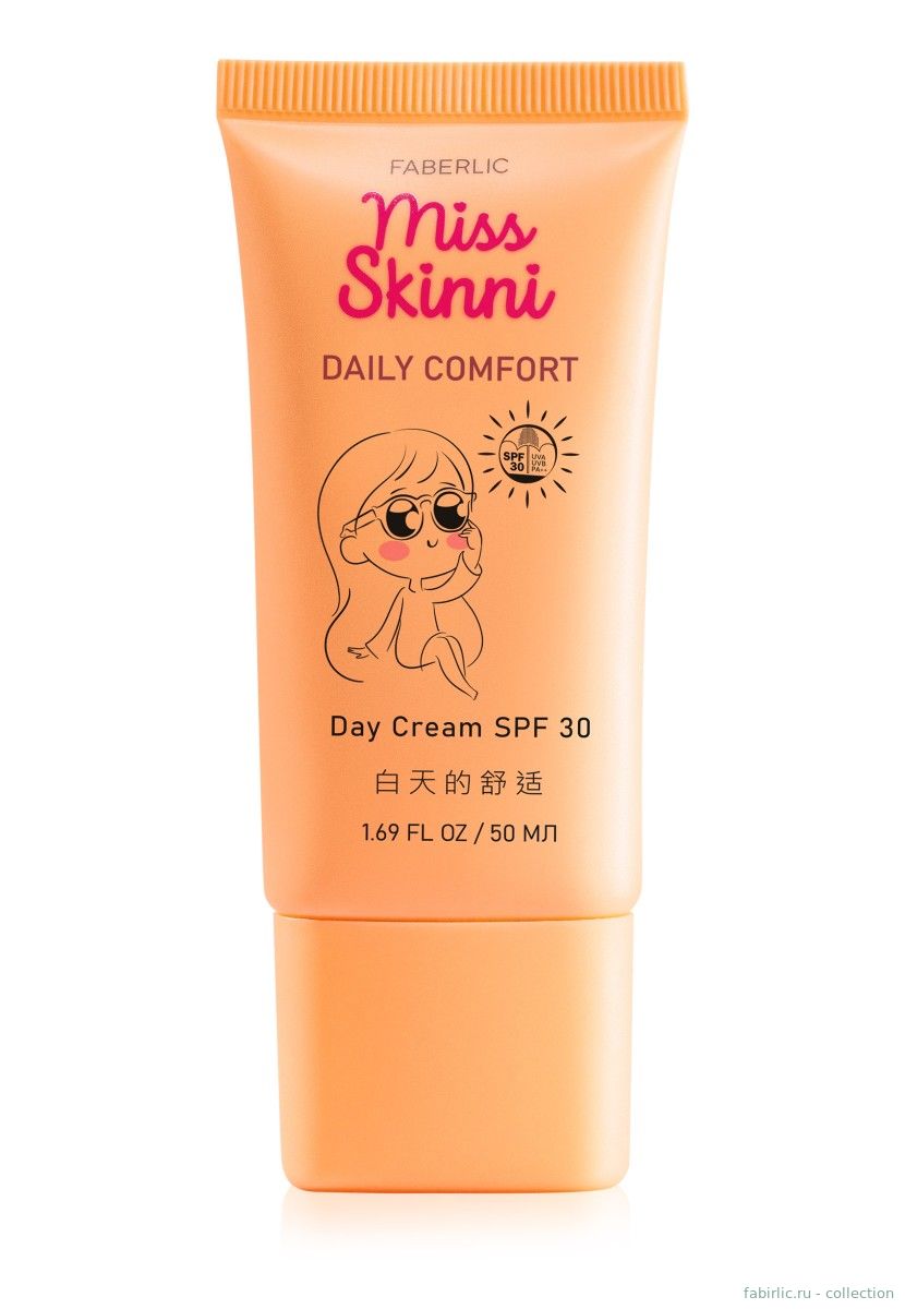 Дневной крем для лица SPF 30 Daily Comfort серии Miss Skinni