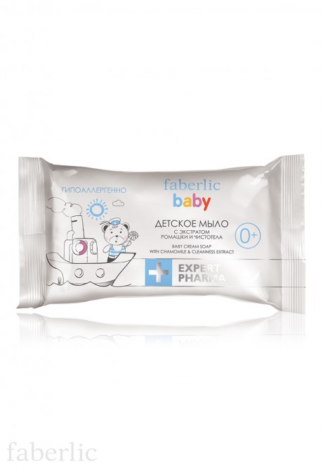Детское мыло с экстрактами ромашки и чистотела серии Expert Pharma Baby