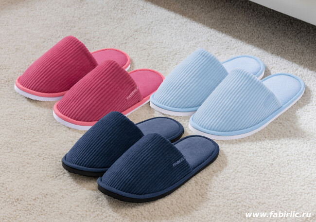 домашние тапочки Фаберлик — это любовь с первого шага!
