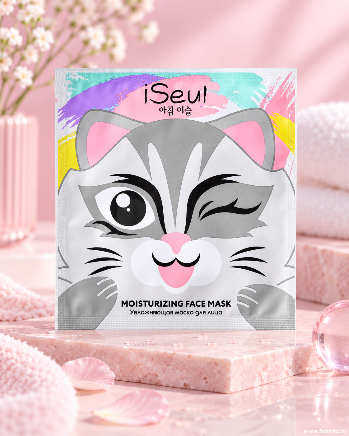 Увлажняющая маска «Кошечка» iSeul Faberlic 12019